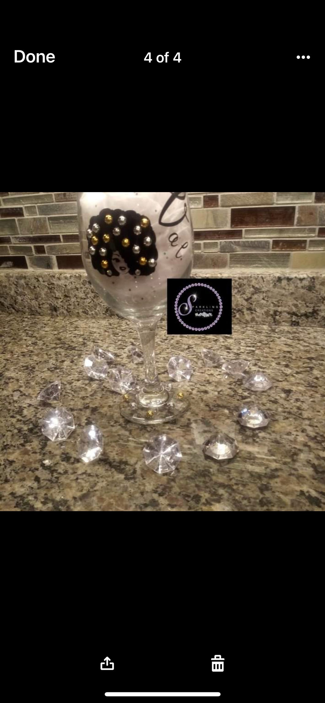 Queen Wine Glass