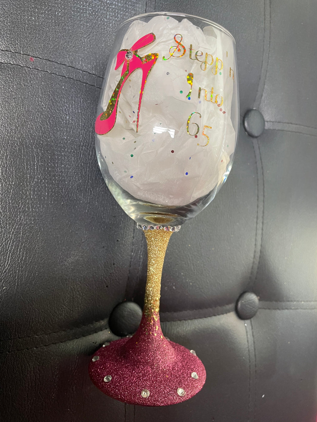 Bling Wine Glass