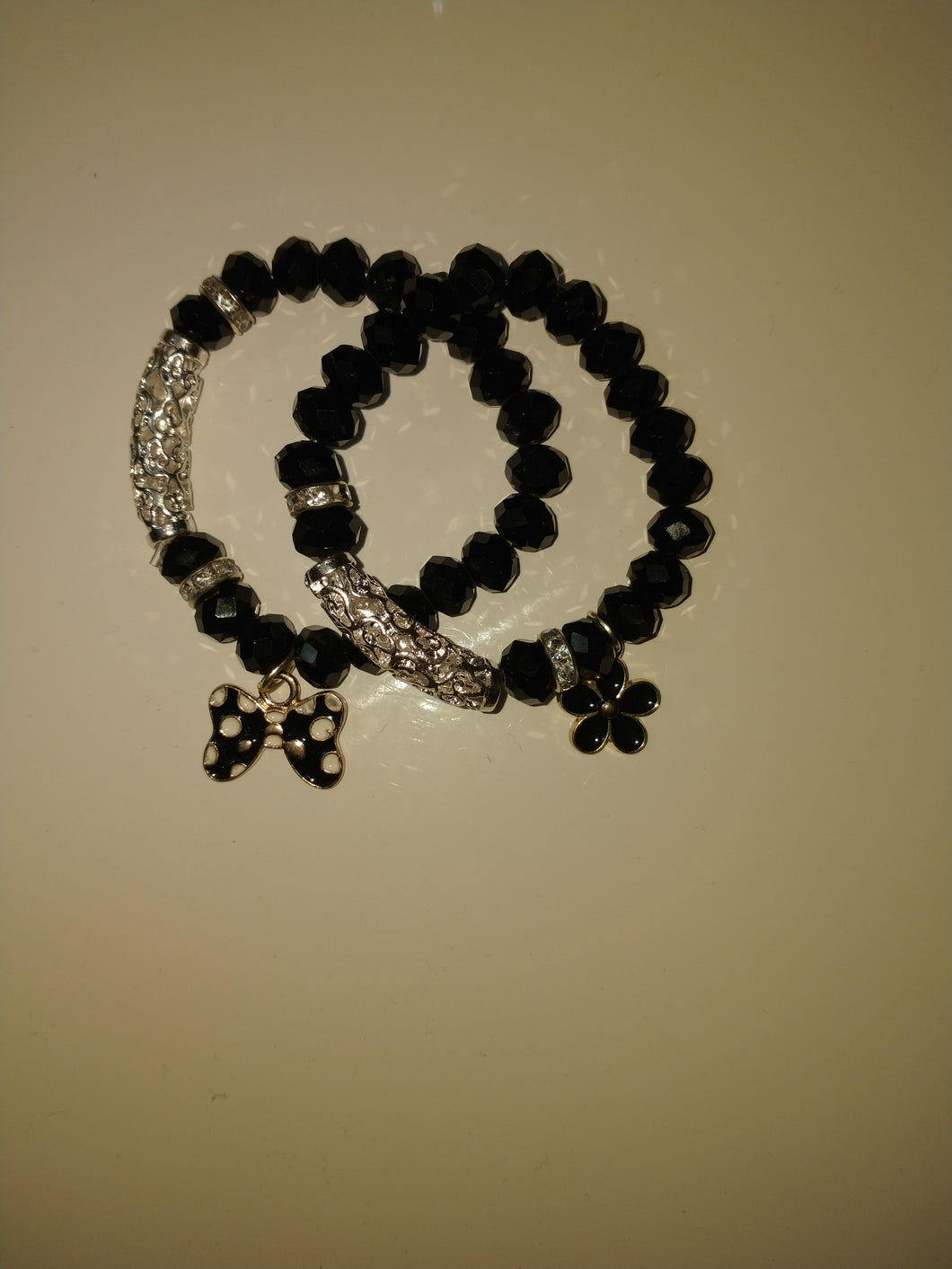 Child/Charm Bracelet Set (black)