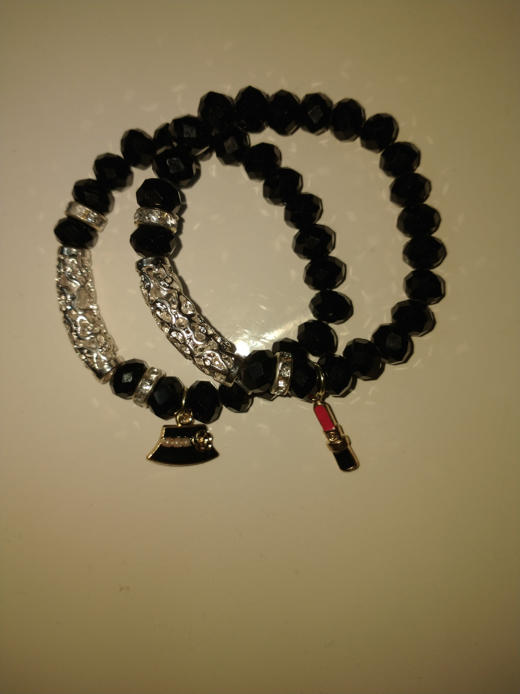 Child/Charm Bracelet Set (black)